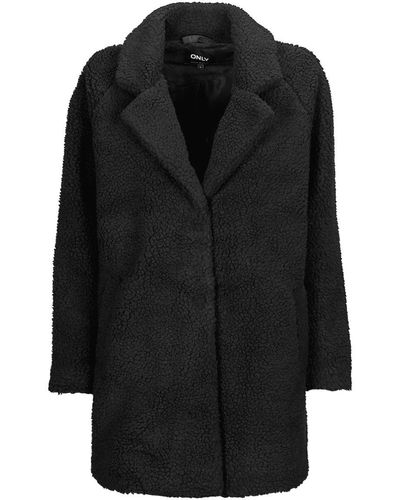ONLY Coat Onlnewaurelia Sherpa Coat Cc Otw - Black