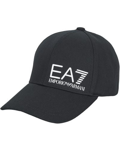 EA7 Cap Train Core U Cap Logo - Train Core Id U Logo Cap - Black