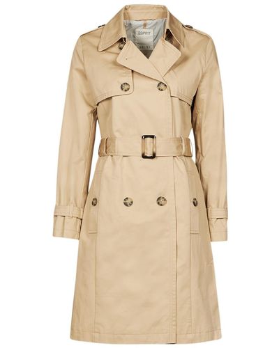 Esprit Bci F Ll Trench Trench Coat - Natural