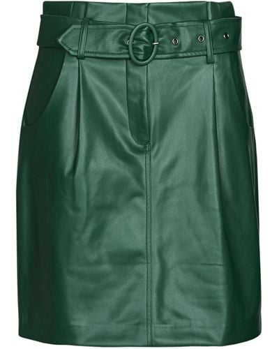 Vila Vichoosy Hw Coated Skirt Skirt - Green