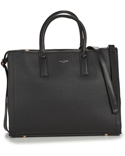David Jones Pink, Grey, & Beige Leather Satchel Bag