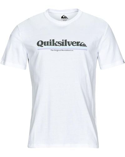 Quiksilver T Shirt Between The Lines Ss - Blue