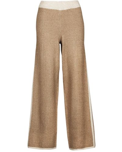 ONLY Onllila Cropped Trousers - Natural
