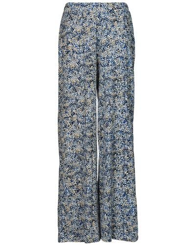 Vila Wide Leg / Harem Trousers Vimoda - Blue