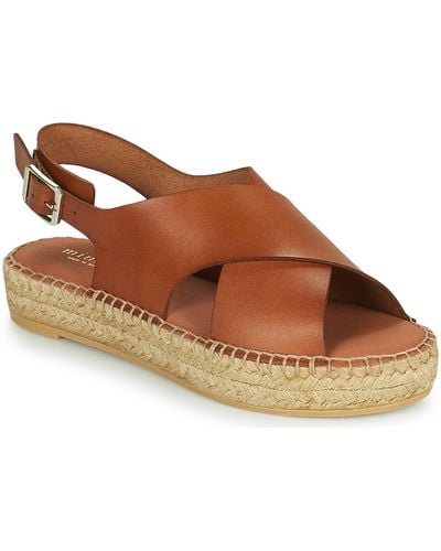 Minelli Tronuit Sandals - Brown