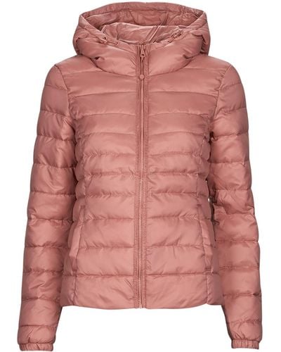 ONLY Duffel Coats Onltahoe Hood Jacket - Pink