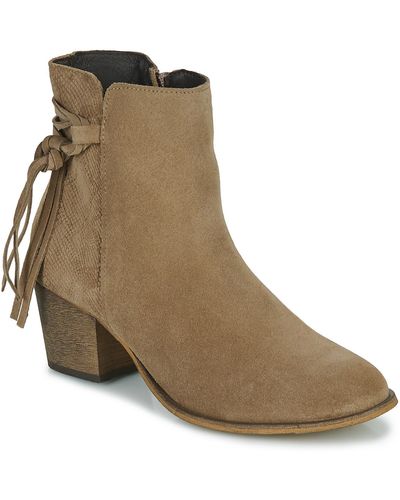 Betty London Low Ankle Boots Andrea - Brown