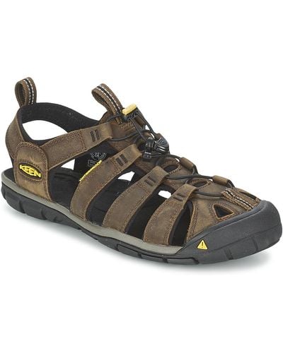 Keen Clearwater Cnx Leather Sandals - Brown
