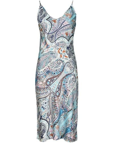 Freeman T.porter Long Dress Renelle Scarfa - Blue