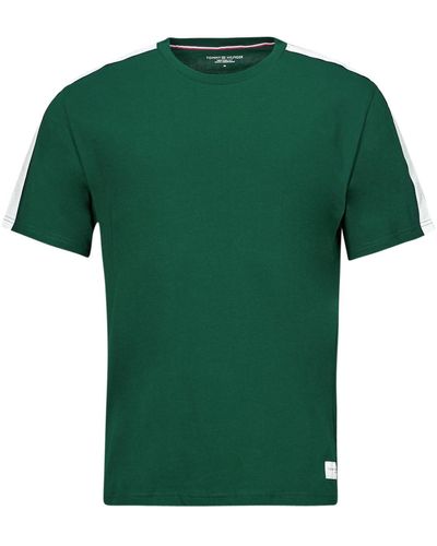 Tommy Hilfiger T Shirt Ss Tee Logo - Green