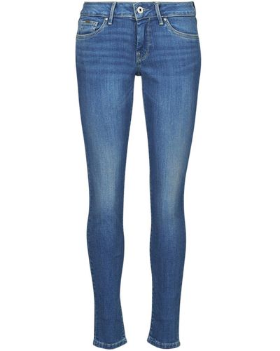 Pepe Jeans Skinny Jeans Skinny Jeans Lw - Blue