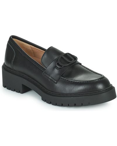 Unisa Gabon Loafers / Casual Shoes - Black