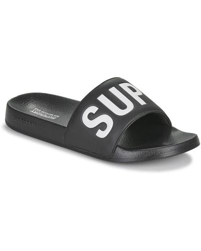 Superdry Tap-dancing Sandales De Piscine Véganes Core - Black