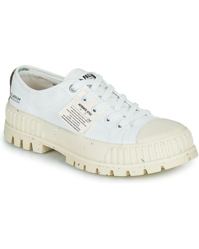 Palladium Pallashock Lo Org Shoes (trainers) - White