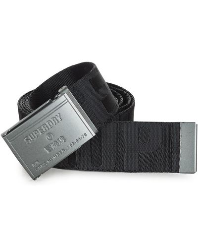 Superdry Vintage Utility Webbing Belt Belt - Black