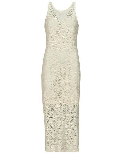 Vero Moda Long Dress Vmriviera - Natural