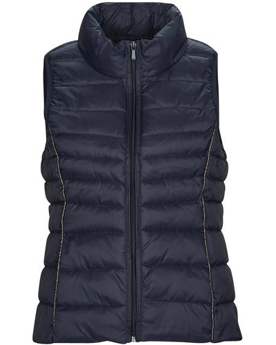 ONLY Duffel Coats Onlnewclaire Quilted Waistcoat - Blue