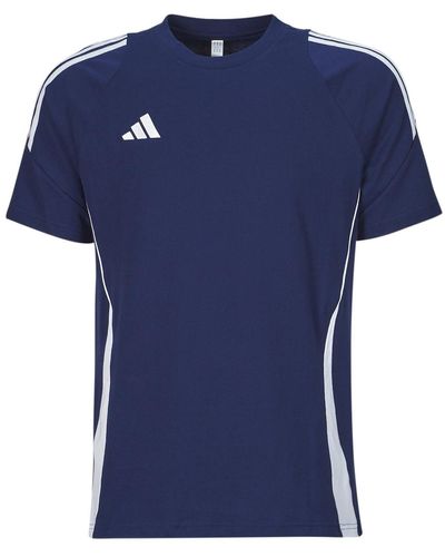 adidas T Shirt Tiro24 Swtee - Blue