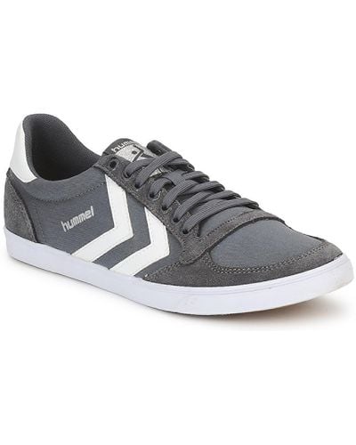 Hummel Ten Star Low Canvas Shoes (trainers) - Grey