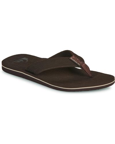 Quiksilver Flip Flops / Sandals (shoes) Molokai Layback Textured - Brown