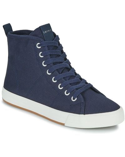 Esprit Shoes (high-top Trainers) 033ek1w333-400 - Blue