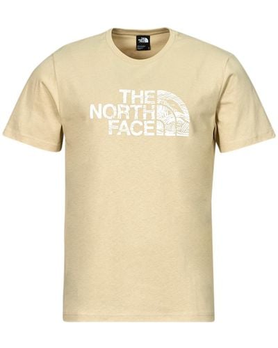 The North Face T Shirt Woodcut - Natural