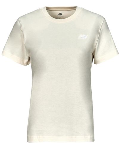 New Balance T Shirt Small Logo T-shirt - Natural