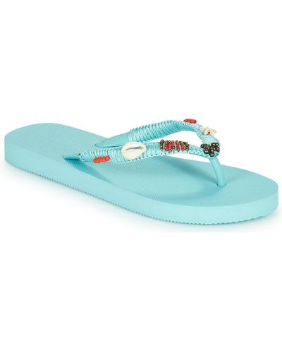 Banana Moon Lucero Flip Flops / Sandals (shoes) - Blue