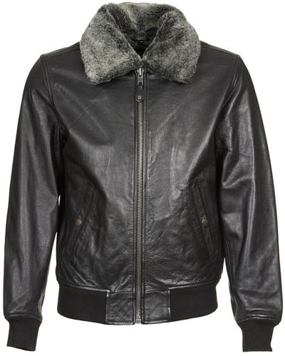 Schott Nyc Lc 930 D Leather Jacket - Grey