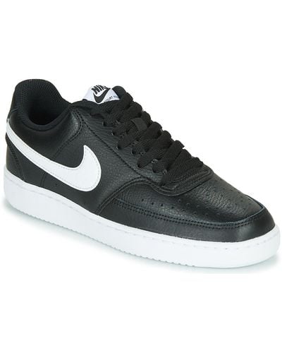 Nike Court Vision Low Shoes (trainers) - Black