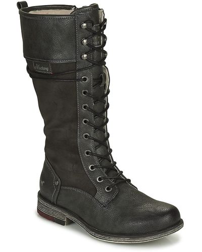Mustang 1295606 High Boots - Black