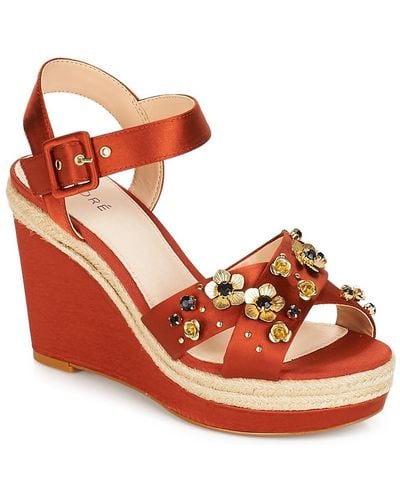 André Ixia Sandals - Red