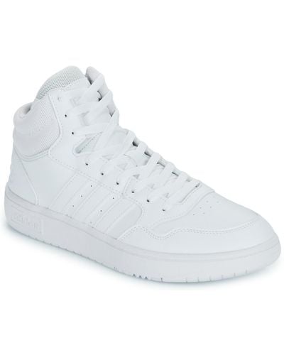 adidas Shoes (high-top Trainers) Hoops 3.0 Mid - White