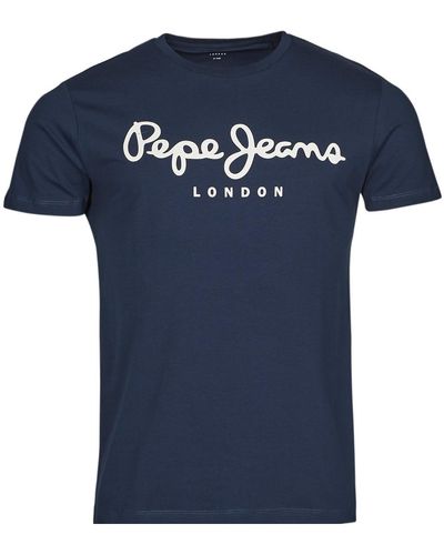 Pepe Jeans Original Stretch T Shirt - Blue