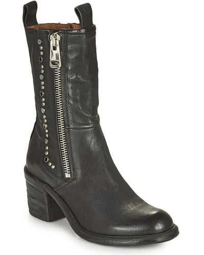A.s.98 Jamal Studs Low Ankle Boots - Black