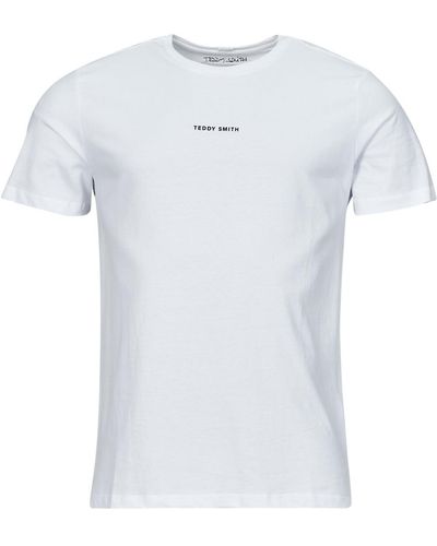 Teddy Smith T Shirt Soy 2 Mc - White