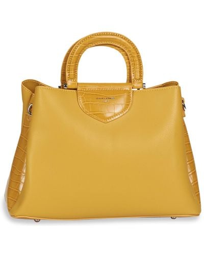 David Jones Cm5674 Handbags - Yellow