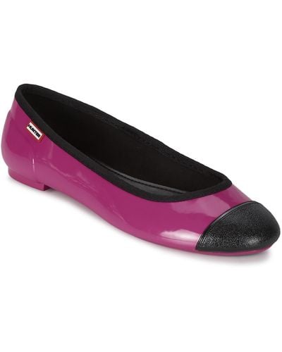 HUNTER Original Ballet Flat Shoes (pumps / Ballerinas) - Purple
