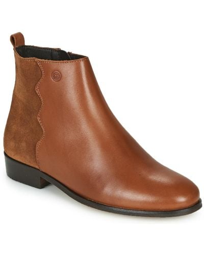Betty London Mid Boots Heloi - Brown