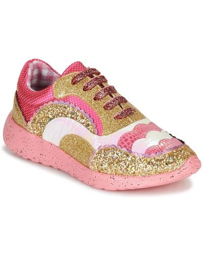 Irregular Choice Jigsaw Shoes (trainers) - Pink