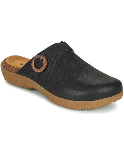 El Naturalista Wakatiwai Clogs (shoes) - Black
