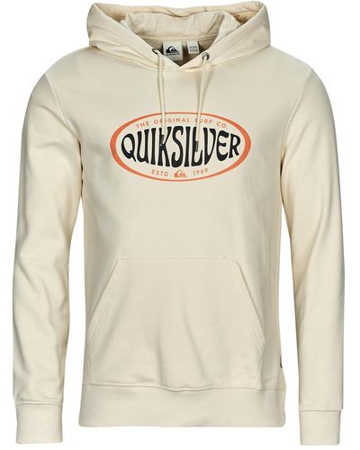 Quiksilver Sweatshirt In Circles Hoodie - Natural