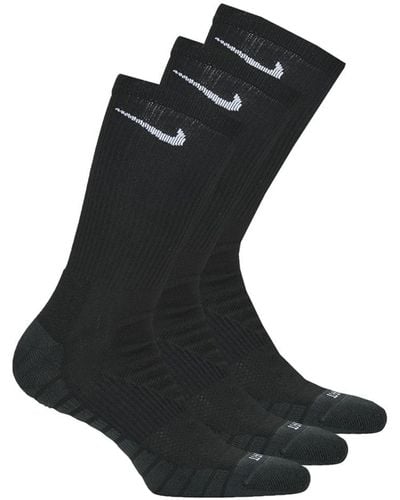 Nike Everyday Max Cushioned Training Crew Socks - Black