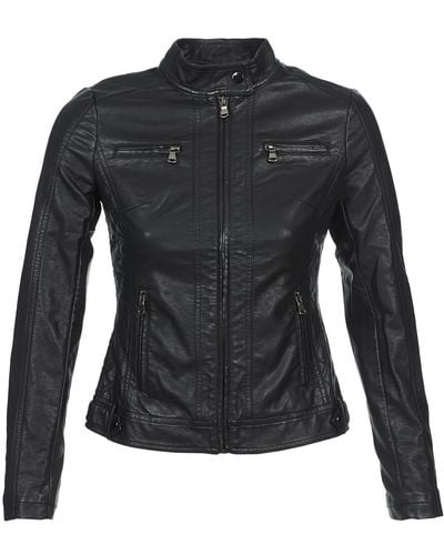 Moony Mood Idescune Women's Leather Jacket In Black