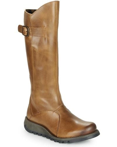 Fly London Mol 2 High Boots - Brown