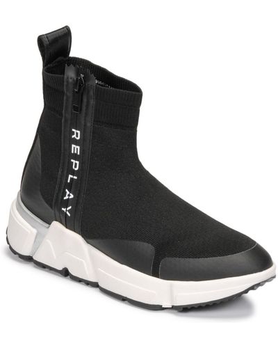 Replay Miki Sable Shoes (high-top Trainers) - Black