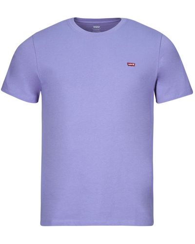 Levi's T Shirt Ss Original Hm Tee - Purple