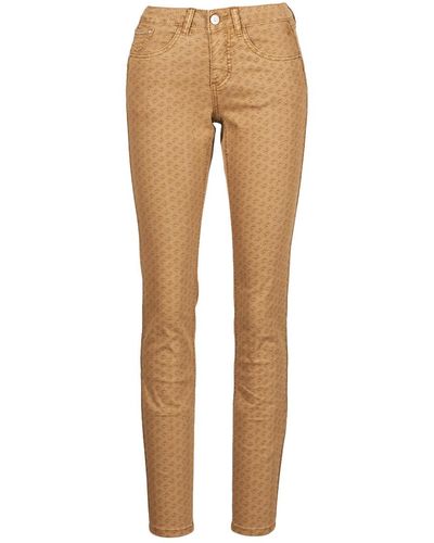 Cream Trousers Lotte Printed - Natural