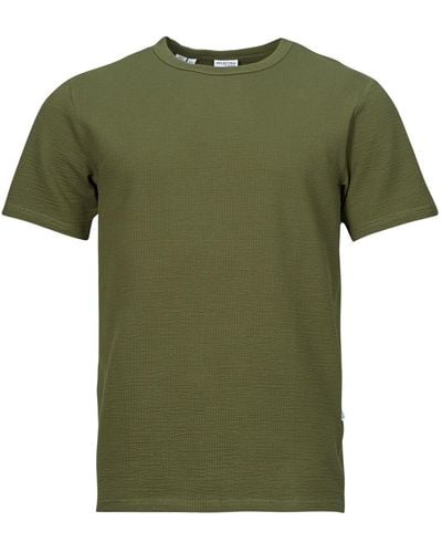 SELECTED T Shirt Slhsander - Green