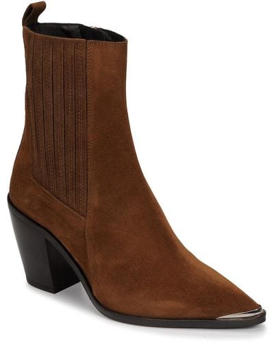Jonak Basama Low Ankle Boots - Brown